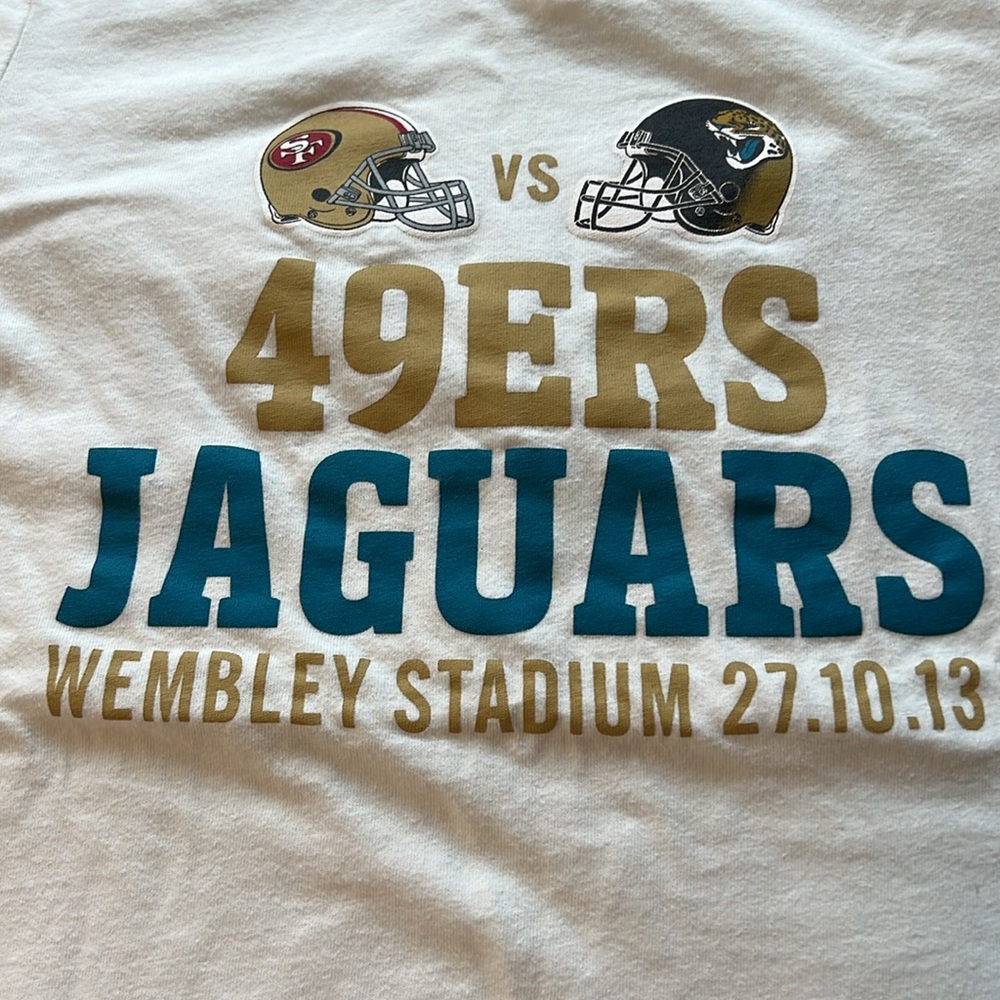 49ers v Jaguars 2013 London Tee shirt